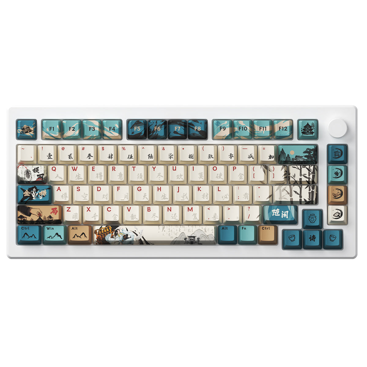 Akko MOD 007 PC Meccanico Gaming 75% Layout Tastiera Akko MOD 007 PC Meccanico Gaming 75% Layout Tastiera