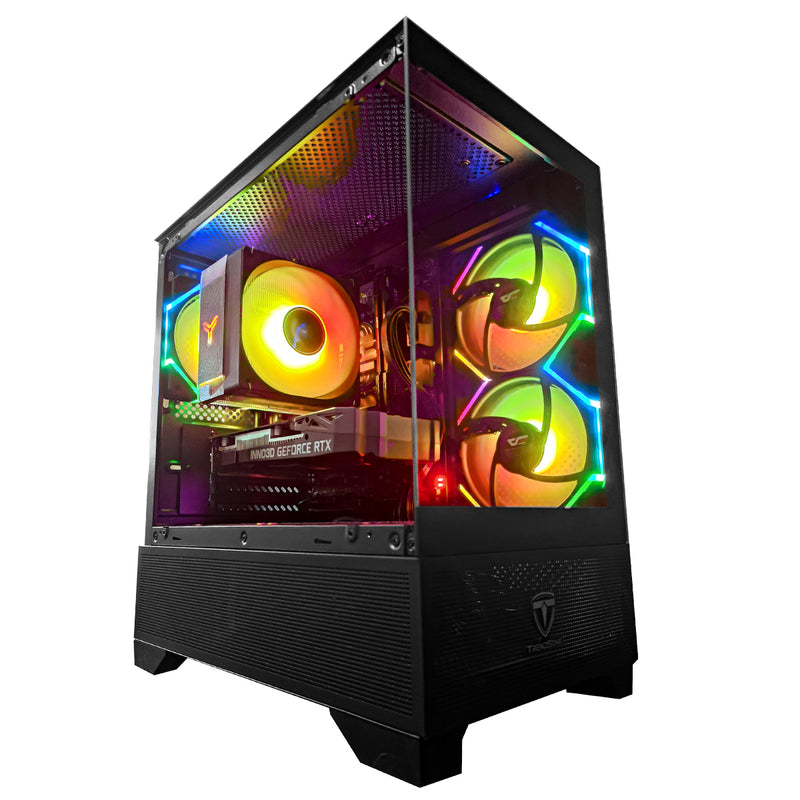 Alpha Eris V2 Black Desktop Gaming PC | Intel i5 12400F | 16GB RAM | 512GB SSD | RTX 3050 | Windows 11 Pro