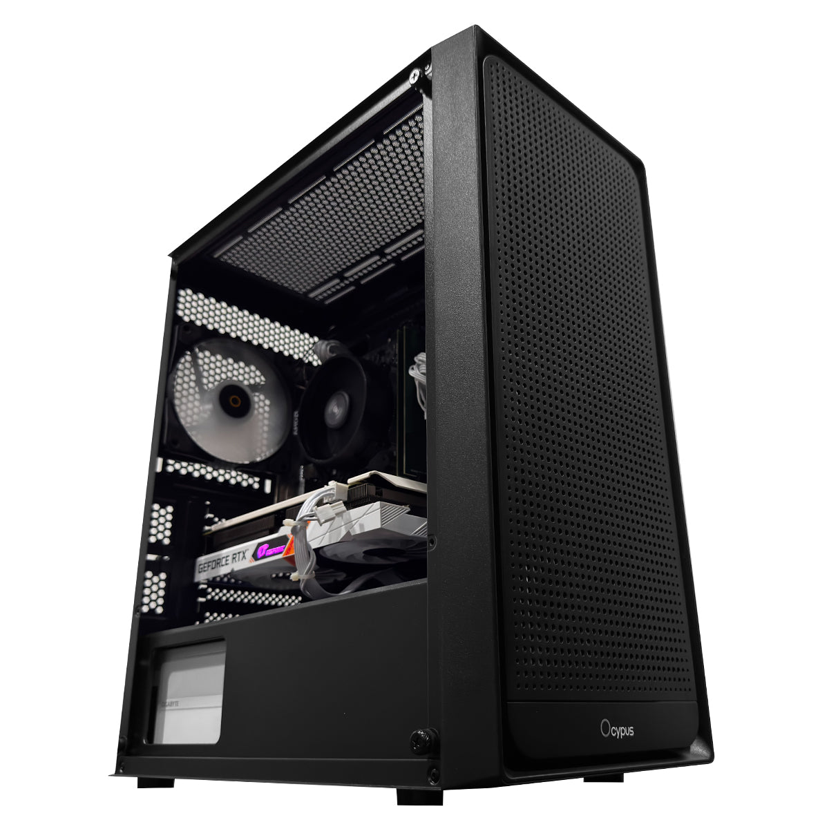 Alpha C50 Black Desktop Gaming PC | AMD Ryzen 5 5500 | 16GB(2x8GB) RAM | 512GB SSD | RTX 3050 | Windows 11 Pro