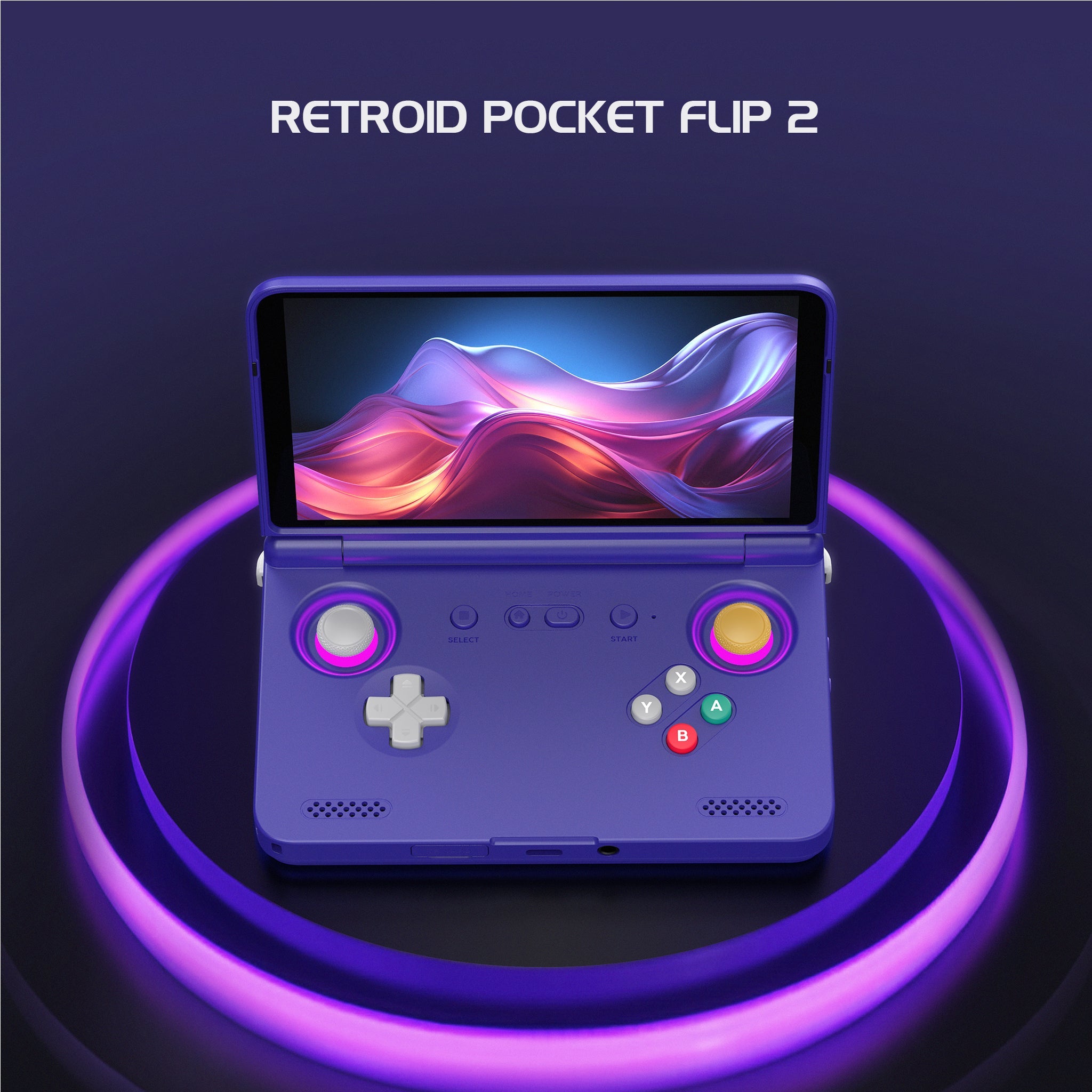 Retroid Pocket Flip 2 Snapdragon SD865 8GB+128GB Handheld Retro Gaming System