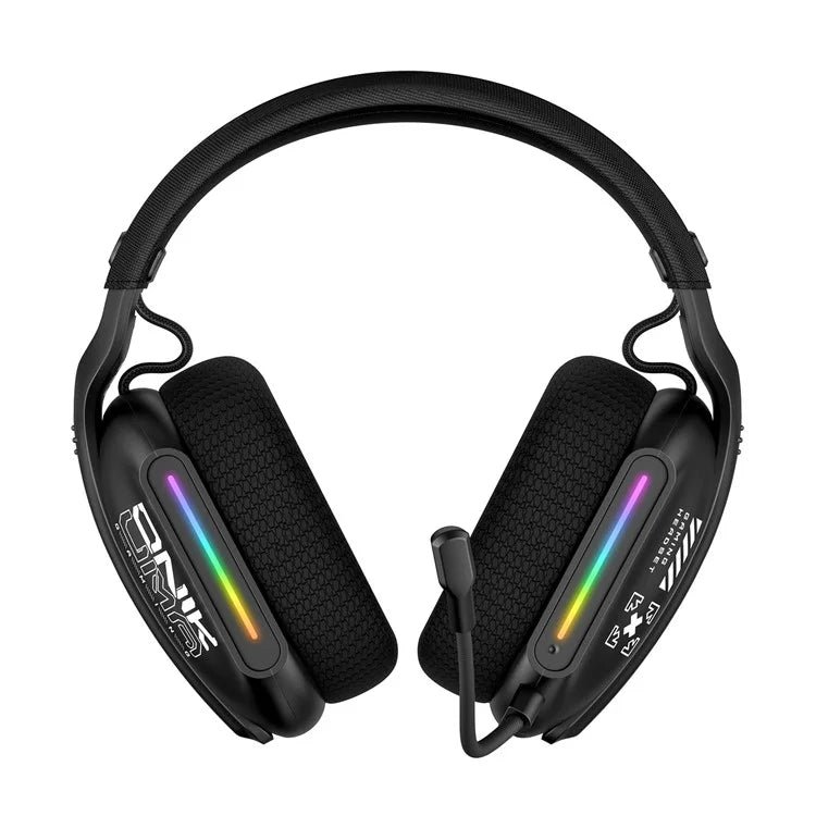 Onikuma GT808 RGB Tri-Mode Gaming Headset with Microphone (Black)