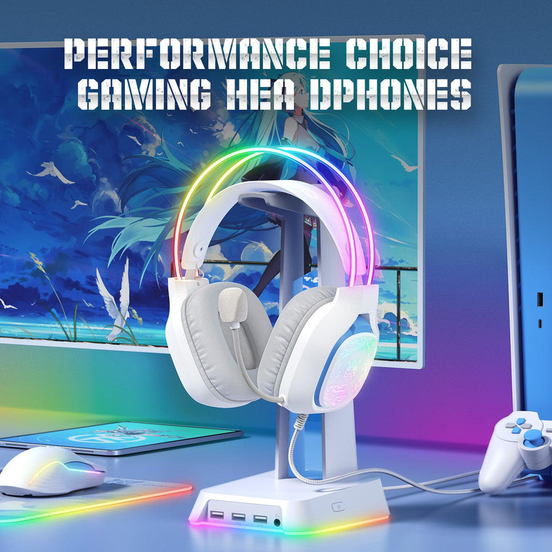 Onikuma X22 RGB Noise Cancellation Microphone Multi-Platform Gaming Headset