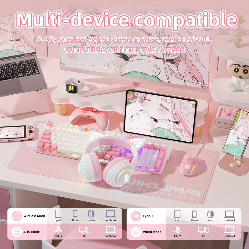 Onikuma GT838 Tri-Mode Wireless Headphone