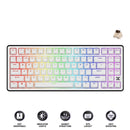 Royal Kludge RK X87 Single-Mode RGB 86 Keys Hot Swappable Mechanical Keyboard Black Night (Creamy Switch, Snowfall Switch)