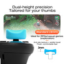 IINE Silicone Curved Joystick Caps for Nintendo Switch 2 (Blue/Orange) (L1157)