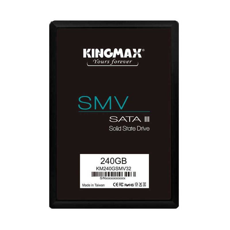 Kingmax SMV 240GB 500MB/s Read 2.5" SATA III SSD (KM240GSMV32) | DataBlitz