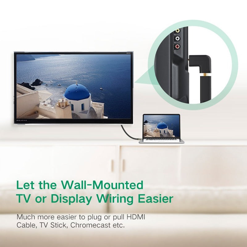 Ugreen HDMI 4K Male to Female Down-Angled Adapter (HD112/20109)