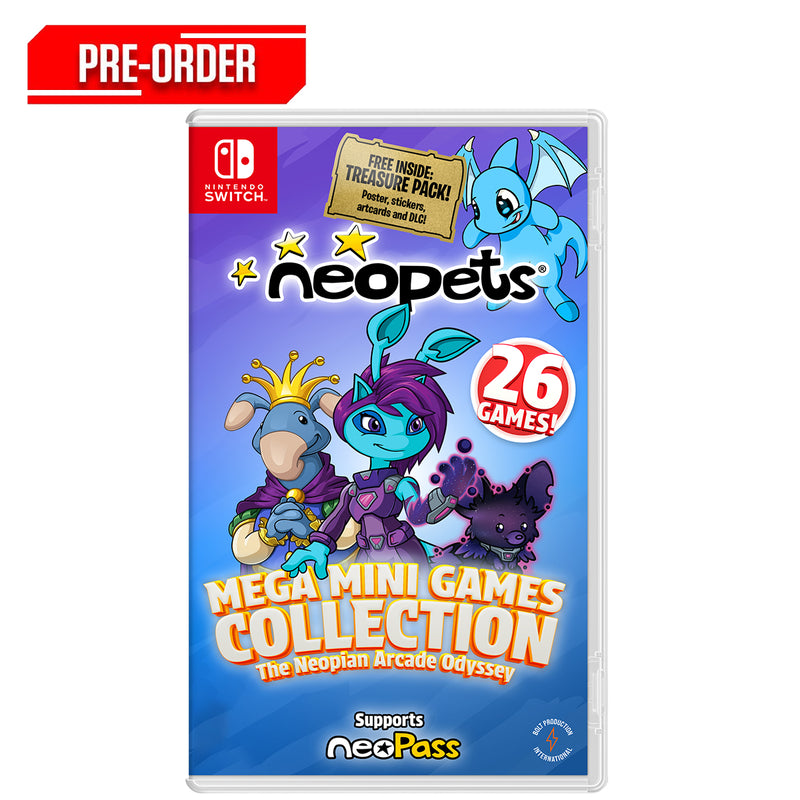 Nintendo Switch Neopets Mega Mini Games Collection Day 1 Edition