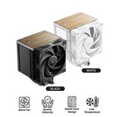 DeepCool AK500 G2 Wood Grain Top Cover CPU Cooler (Black, White)