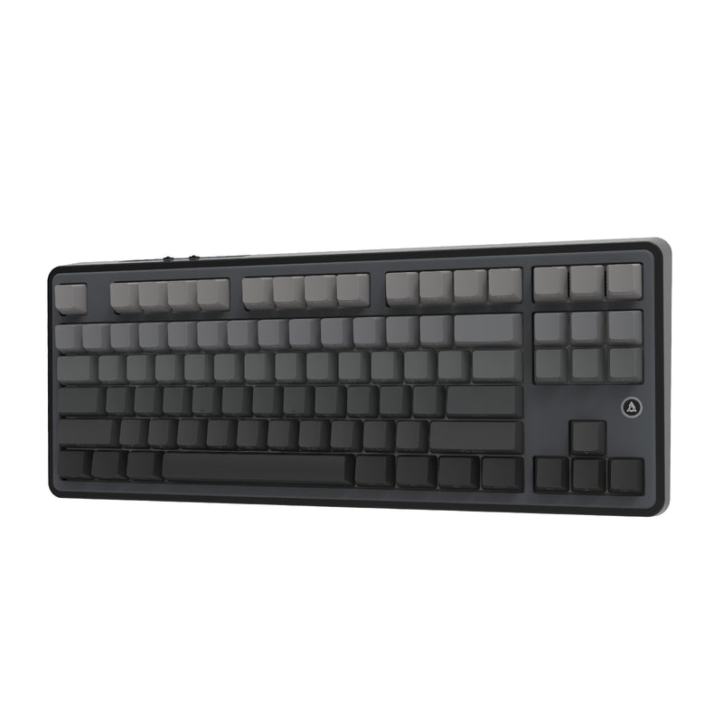 Ajazz AK870 RGB Tri-Mode 87-Keys TKL Gasket-mounted Hot Swappable Mechanical Keyboard (Gradient Grey) (Flying Fish Switch)