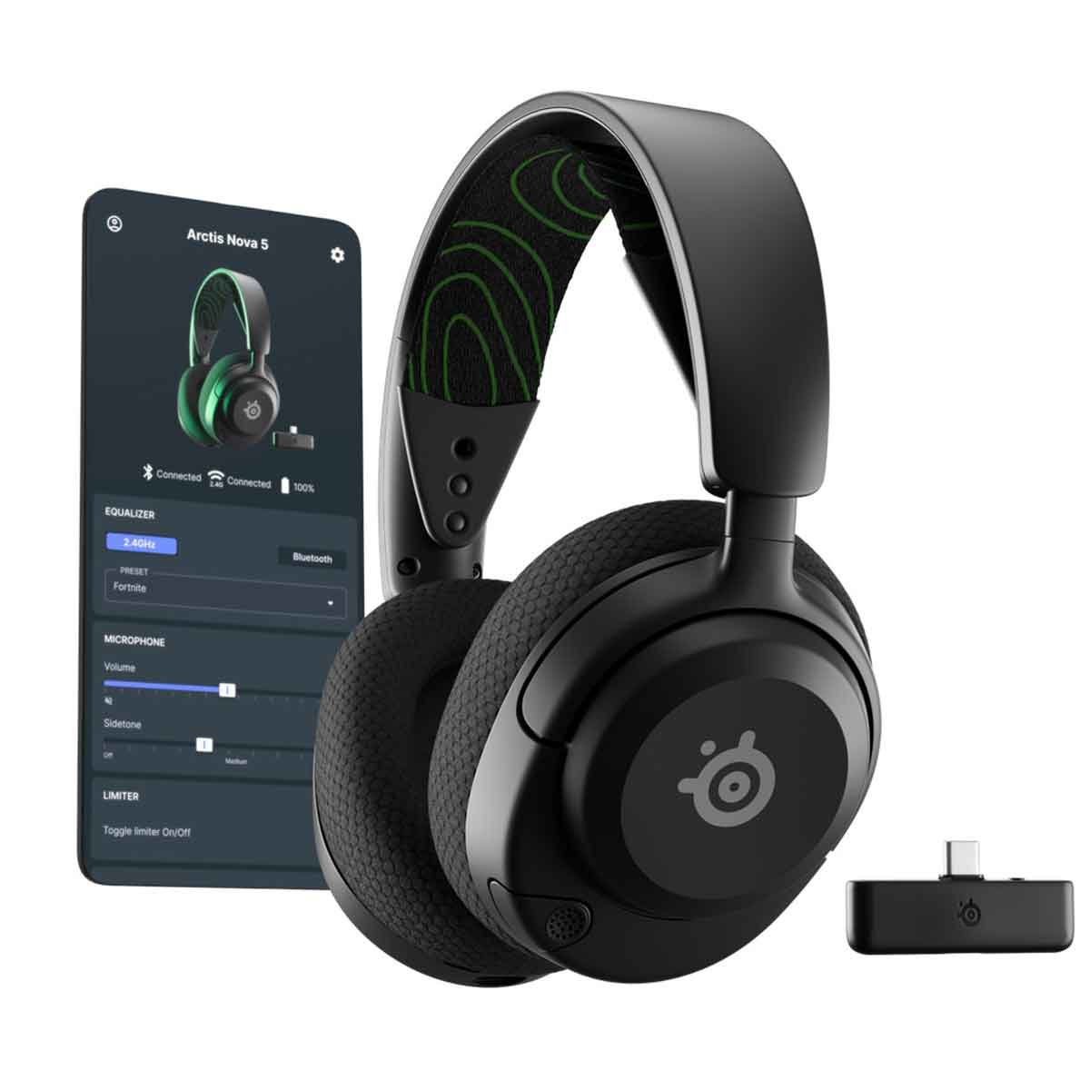 Steelseries Arctis Nova 5X Wireless Headset for Xbox/ PC/ Playstation/ Switch/ Mobile (Black)
