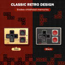 IINE Gamebrick Mini Retro Controller (Classic Grey, Retro Red)