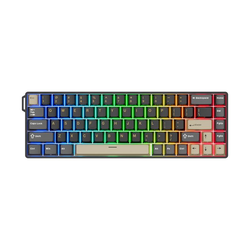 Royal Kludge RK68 HE Wired RGB Hot-Swappable Mechanical Keyboard Phantom