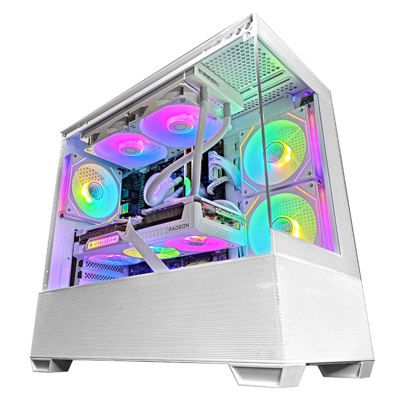 Sigma Elite 490 White Desktop Gaming PC | DataBlitz