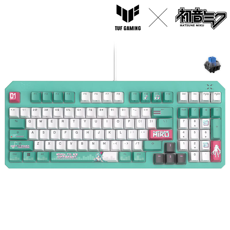 Asus TUF Gaming K3 Gen II Hatsune Miku Ed. Keyboard | DataBlitz
