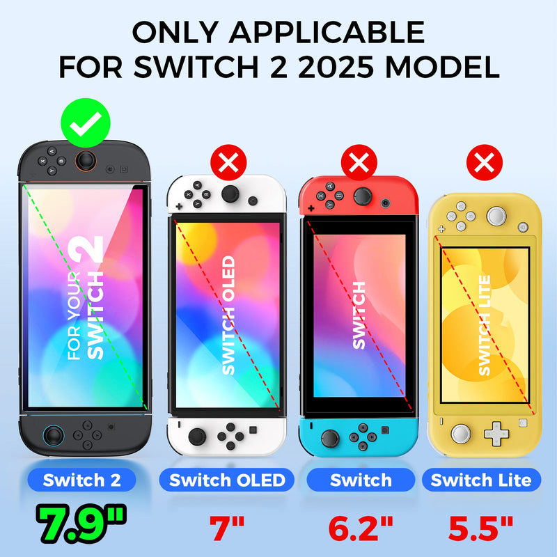 PMW Anti-Blue Light Tempered Glass for Nintendo Switch 2 (L1163)