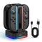 4-in-1 Square RGB Charging Station for Nintendo Switch 2 Joy-Pad