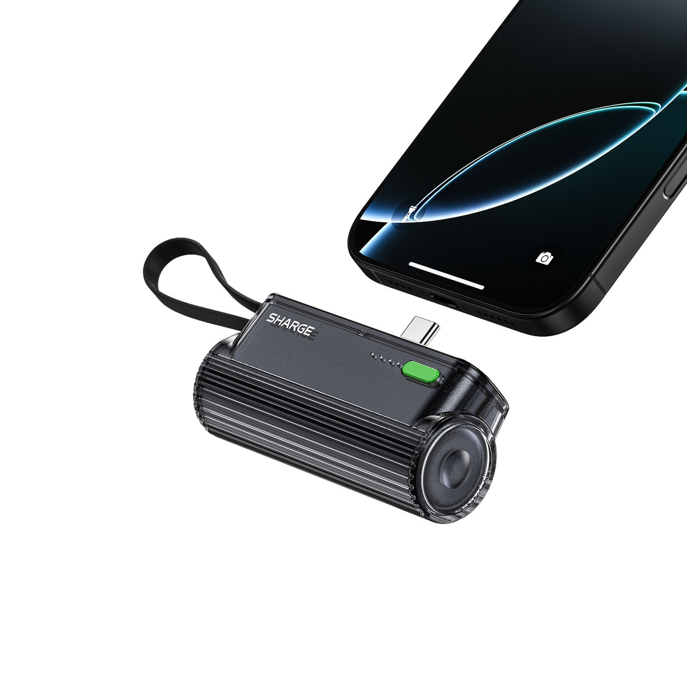 Sharge Flow Mini 2 5000mAH 22.5W Power Bank with Built-in USB-C Cable & USB-C to USB-C + USB-C to Lightning Connector | DataBlitz
