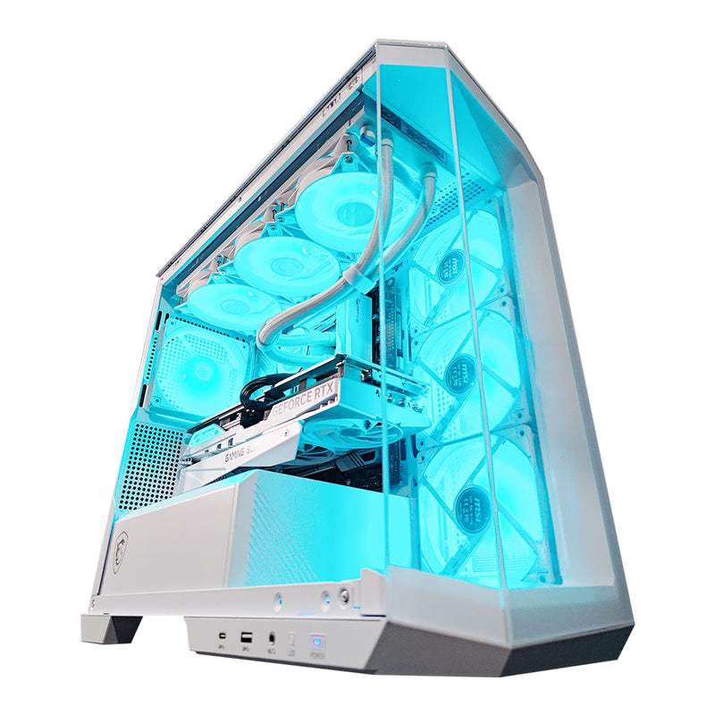 Optima MAG Pano M100R White Desktop Gaming PC | Intel i7-14700F | 32GB RAM | 1TB SSD