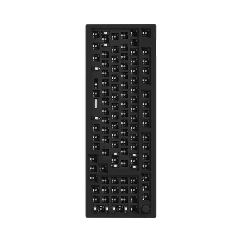 Keychron V5 QMK Custom Mechanical Barebone Knob Keyboard - Carbon Black (V5Z4)