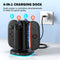 IINE Charging Dock with 4 Slots for Nintendo Switch 2 Controller