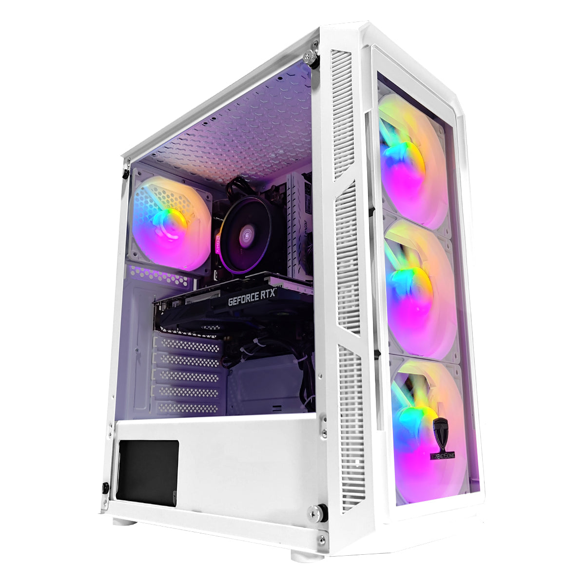 Alpha Hermes White Desktop Gaming PC