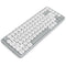 E-Yooso Z-84 Tri-Mode RGB 84-Keys Mechanical Keyboard White/Grey (Red Switch)