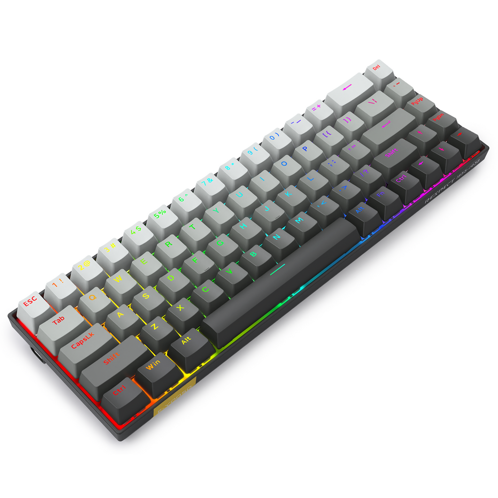 E Yooso HZ 68 RGB 68 Keys Hot Swappable Mechanical Keyboard Gradient e-yooso-hz-68-rgb-68-keys-hot-swappable-mechanical-keyboard-gradient