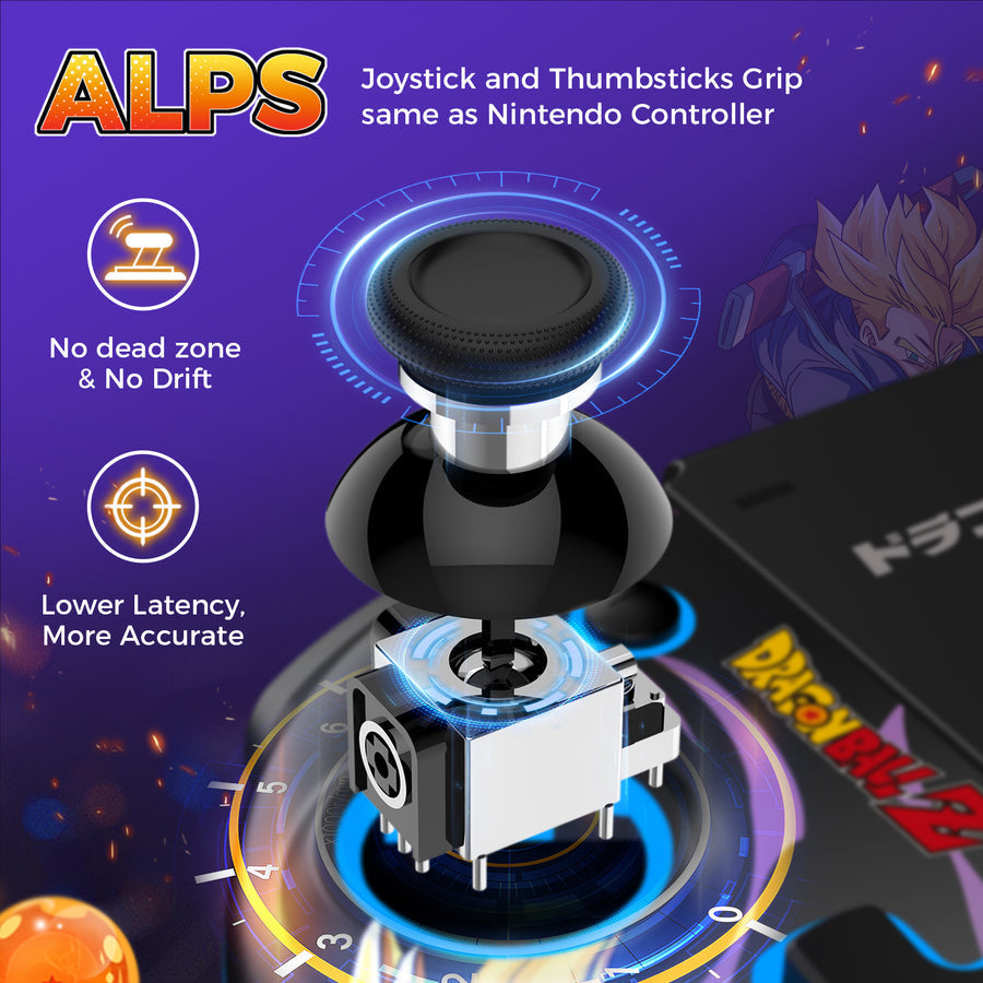 IINE Dragonball Elite JoyPad Wireless Controller for Switch (Vegeta & Goku) (L836) | DataBlitz