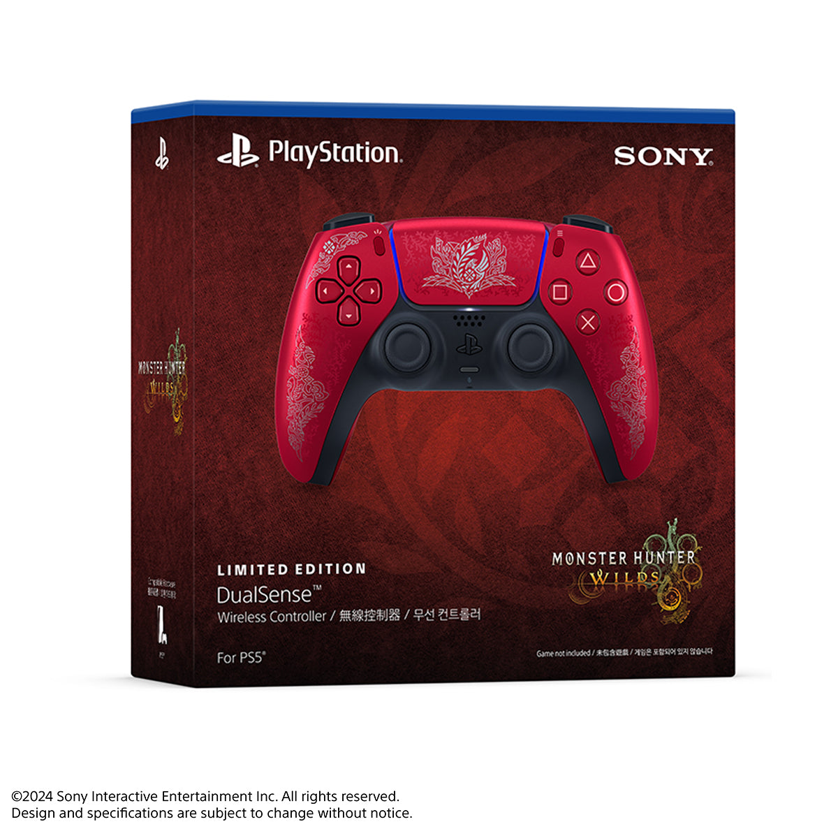 PS5 Dualsense Wireless Controller Monster Hunter Wilds Limited Edition (Asian) (CFI-ZCT1G Z5)

