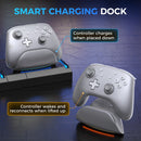 IINE Aether Radiant Silver Wireless Controller with Charging Dock