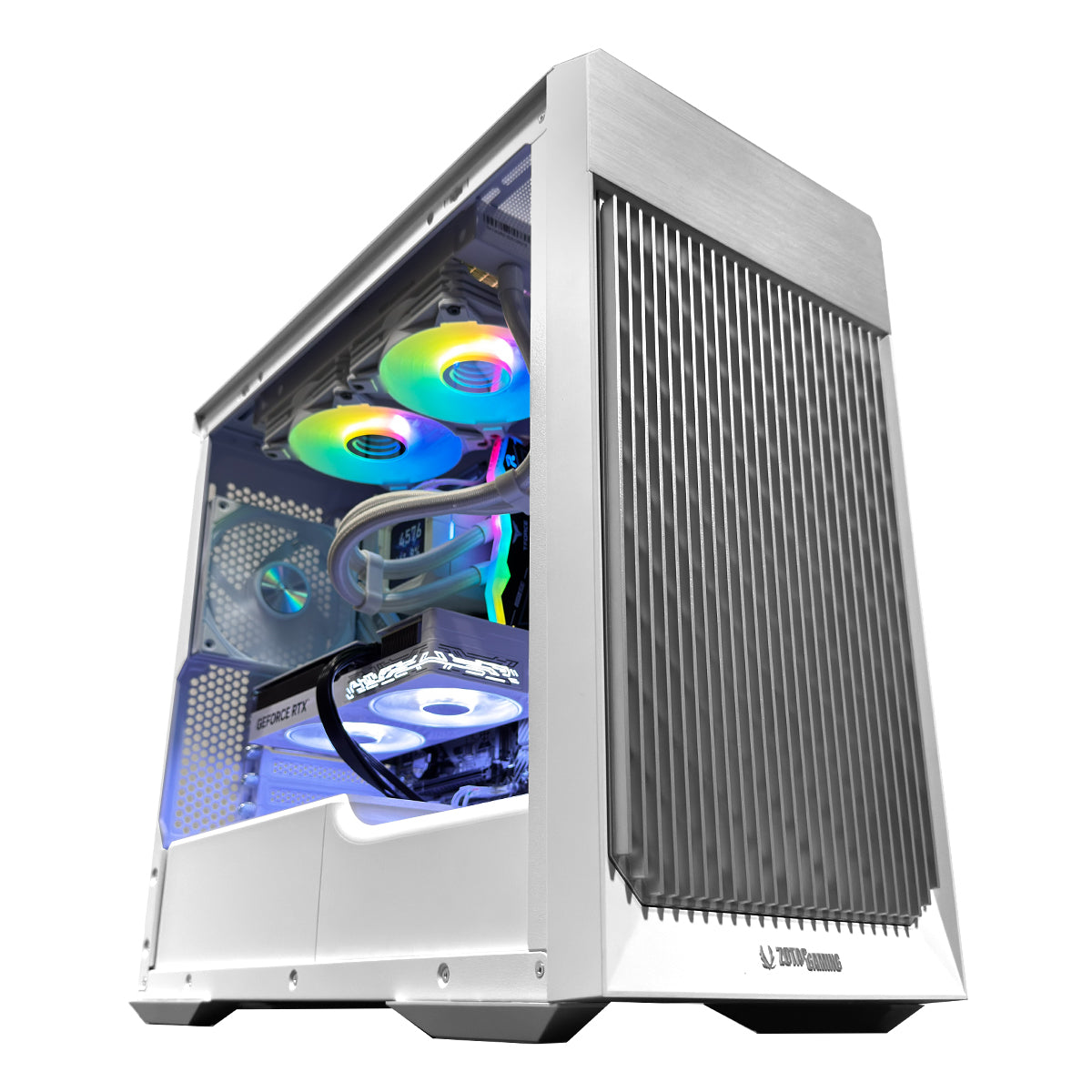 Optima Silver Alloy White Desktop Gaming PC