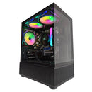 Alpha Reyna Black Desktop Gaming PC | AMD Ryzen 5 5600 | 16GB RAM | 512GB SSD | RTX 4060 | Windows 11 Pro