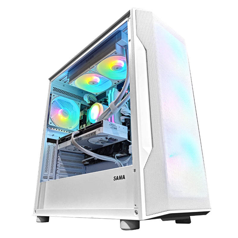 Aurora S40 White Desktop Gaming PC | DataBlitz