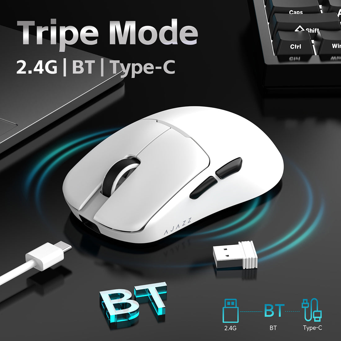 Nacodex x Ajazz AJ159 V2 MC Tri-Mode Gaming Mouse | DataBlitz