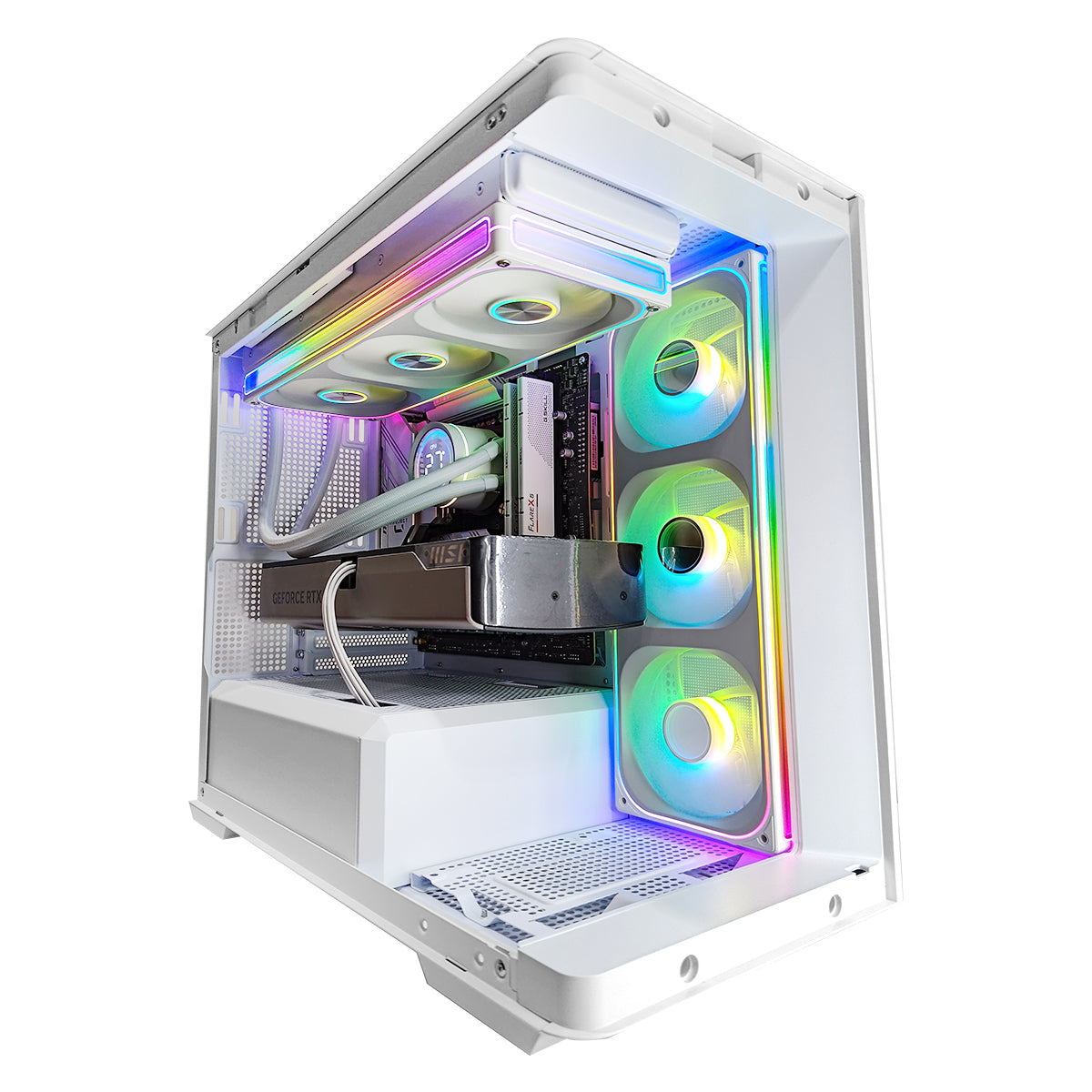 Optima D300 White Desktop Gaming PC | DataBlitz