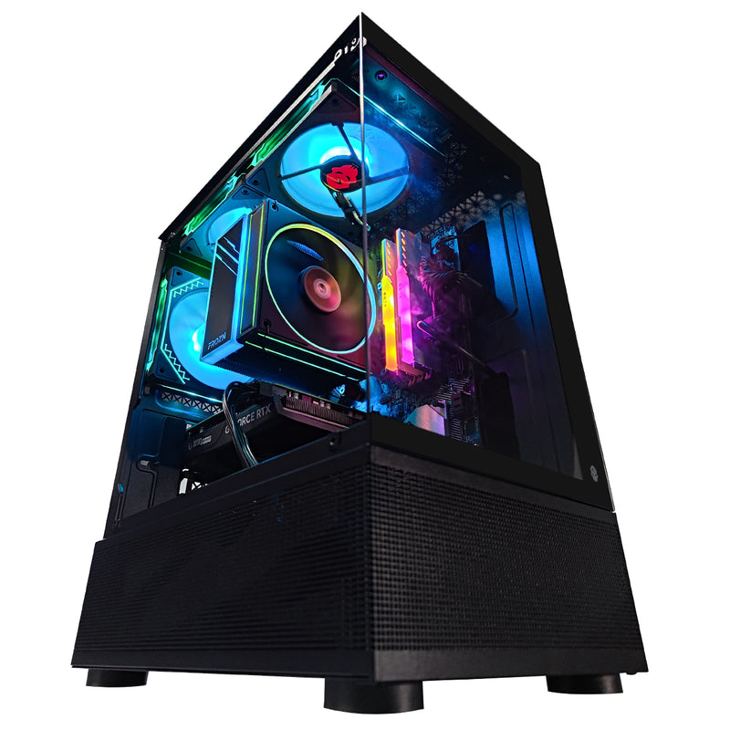 Alpha Reyna Black Desktop Gaming PC | AMD Ryzen 5 5500 | 16 GB RAM | 500 GB SSD | RTX 4060 