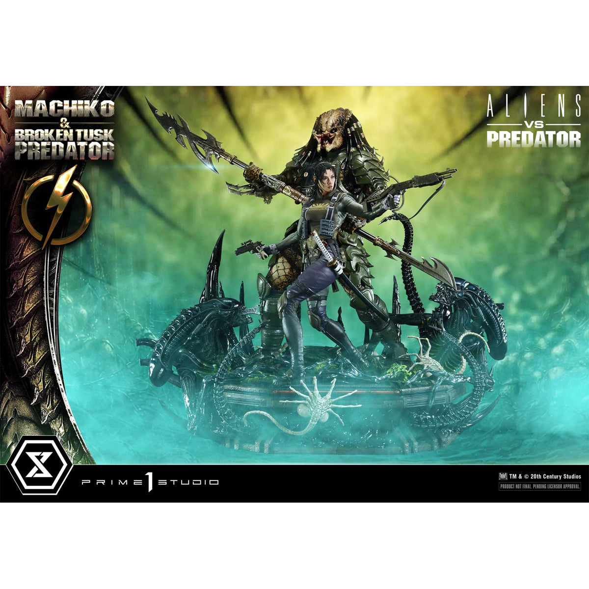 Ultimate Premium Masterline Aliens vs. Predator Machiko & Broken Tusk