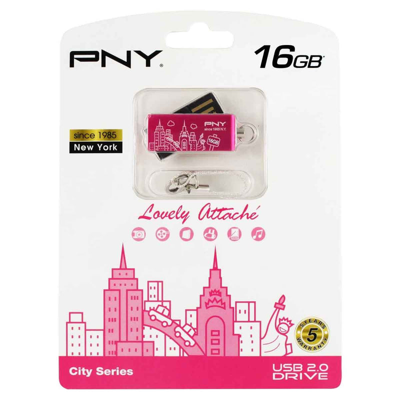 PNY Lovely Attache USB 2.0 16GB Pink