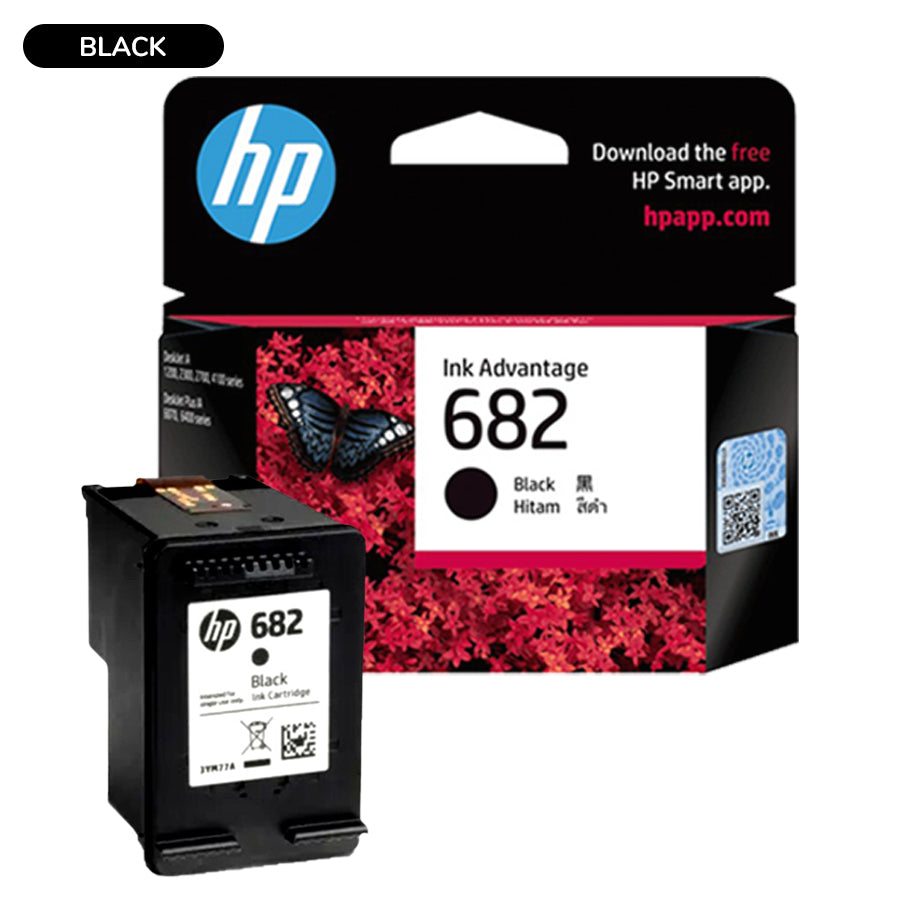 HP 682 Ink Advantage Cartridge (Black, Tri-Color)