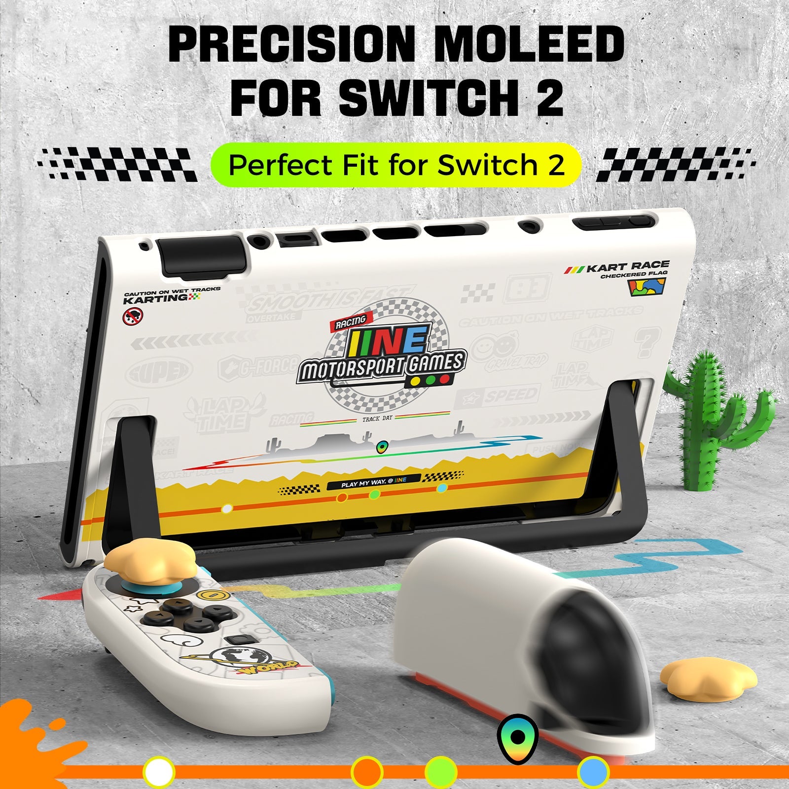 IINE PC Protective Case Set for Nintendo Switch 2 (Mario, Splatoon) 