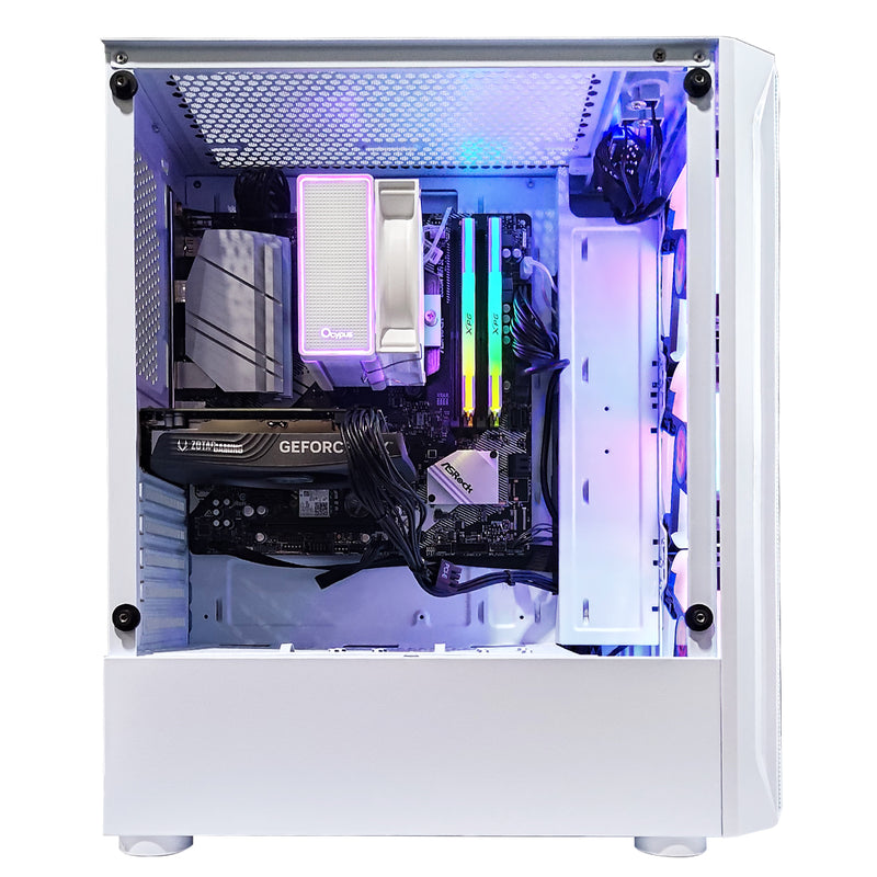 Alpha Aurora White Desktop Gaming PC