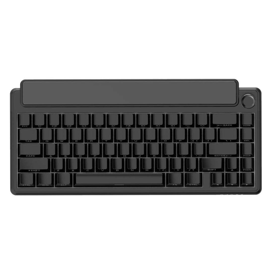 Ajazz Pixel68 Dot Matrix Large Screen RGB Tri-Mode Mechanical Keyboard (Black) (White Peach Switch)