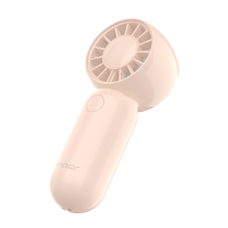 Vyvylabs Handheld Mini Pocket Fan (White, Pink, Green)
