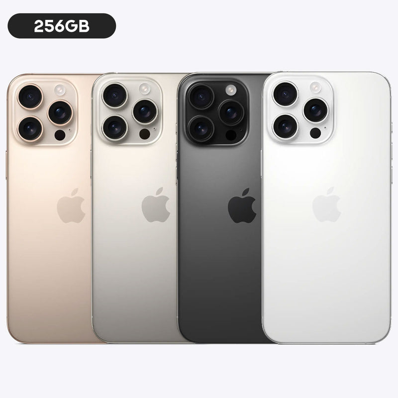 Apple iPhone 16 Pro Max 256GB (Desert Titanium, Natural Titanium, Black Titanium, White Titanium)