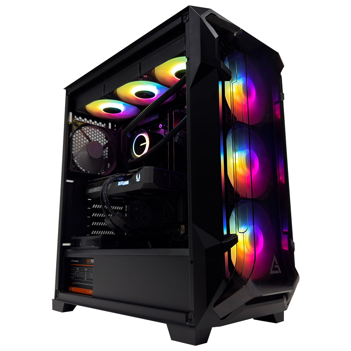 Optima Dark League Black Desktop Gaming PC