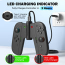 IINE Bridge-Shaped Charging Grip for Nintendo Switch 2 (Black) (L1155)