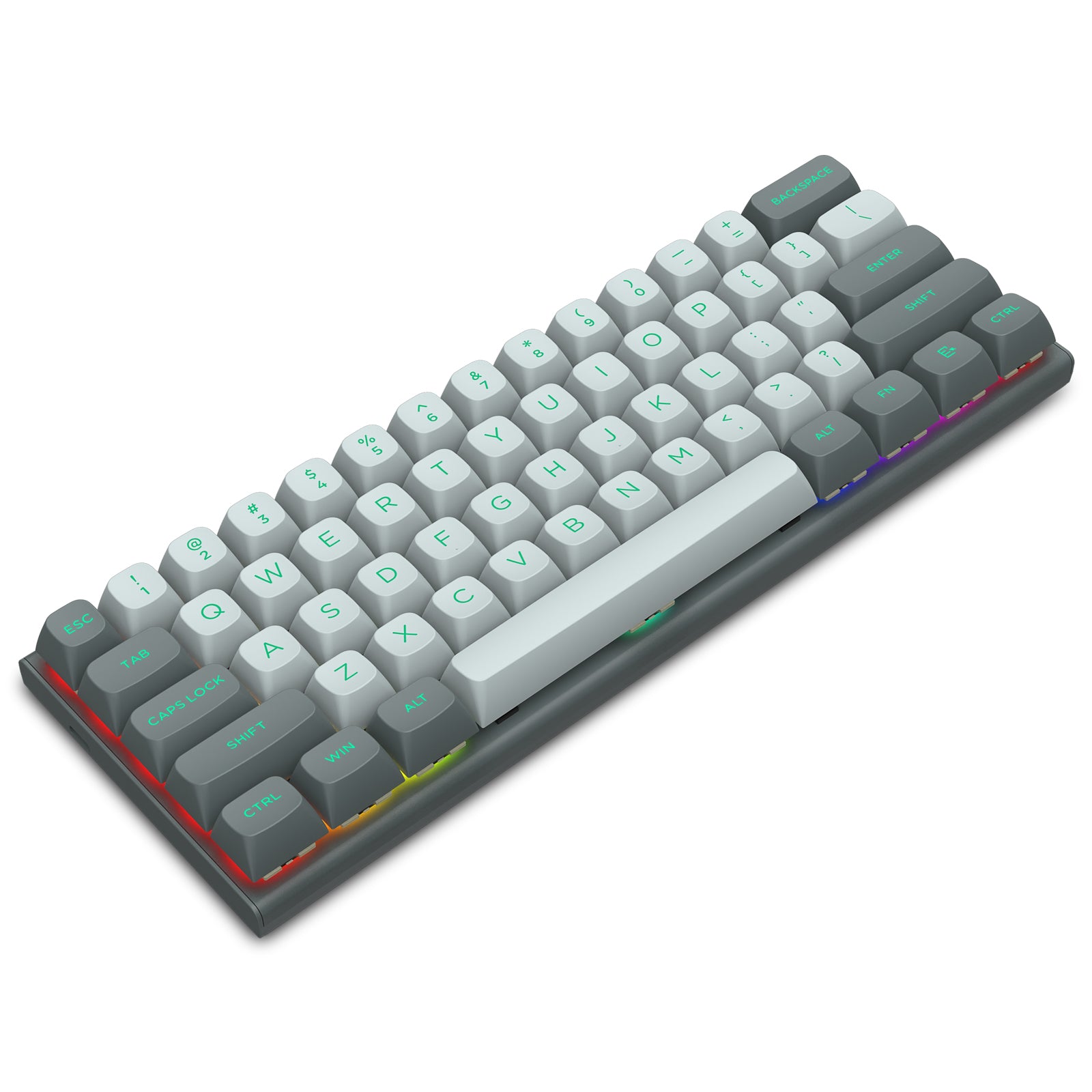 E-Yooso HZ-61 Mechanical Keyboard Gray/ Black 