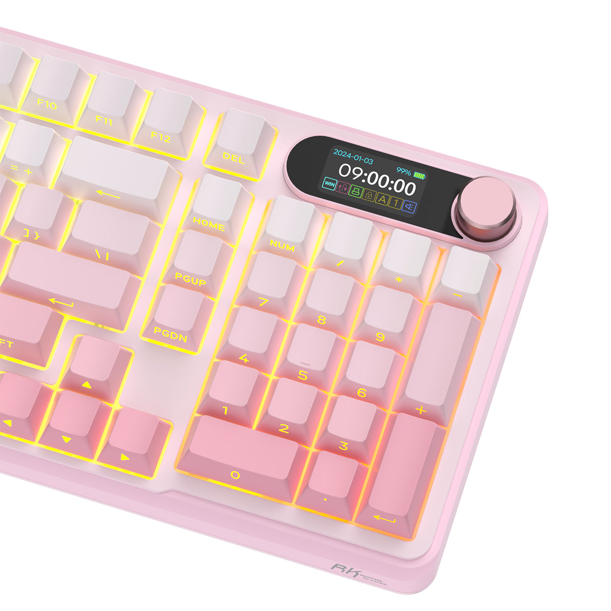 Royal Kludge RK-S98 Tri-Mode RGB 98 Keys Hot Swappable Mechanical Keyboard