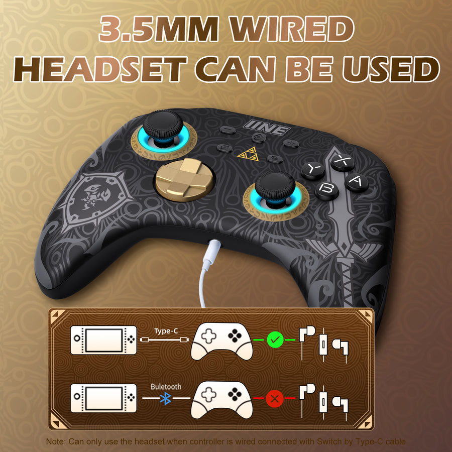 IINE Ares Zelda Wireless Pro Controller For N-Switch (L760) | DataBlitz